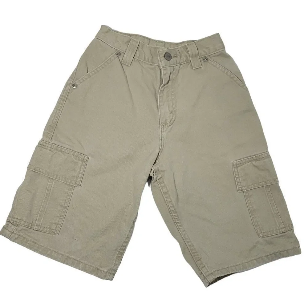 Vintage Y2K Lee Pipes Shorts Boys Youth Size XS 22